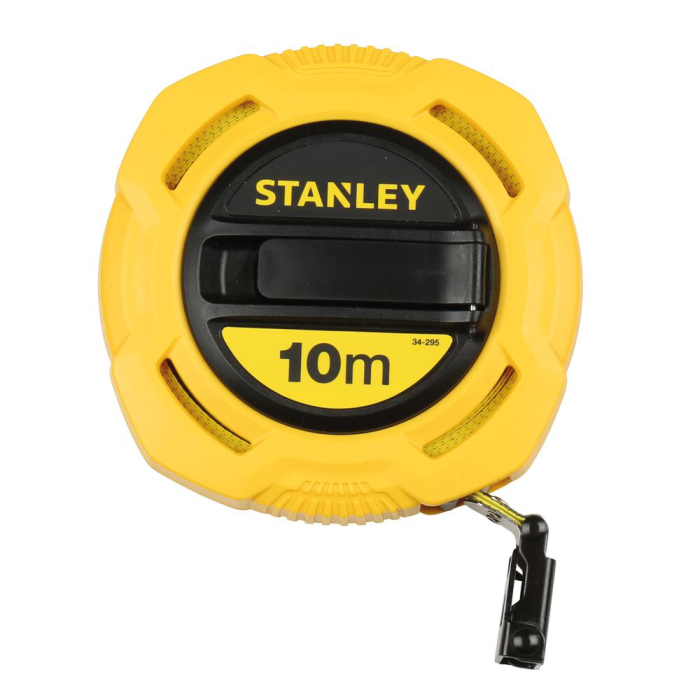 Stanley 0-34-295, ruleta inchisa cu banda de fibra de sticla 10m, tru-zero, vizibilitate ridicata, 10m x 13 mm, blister [1]