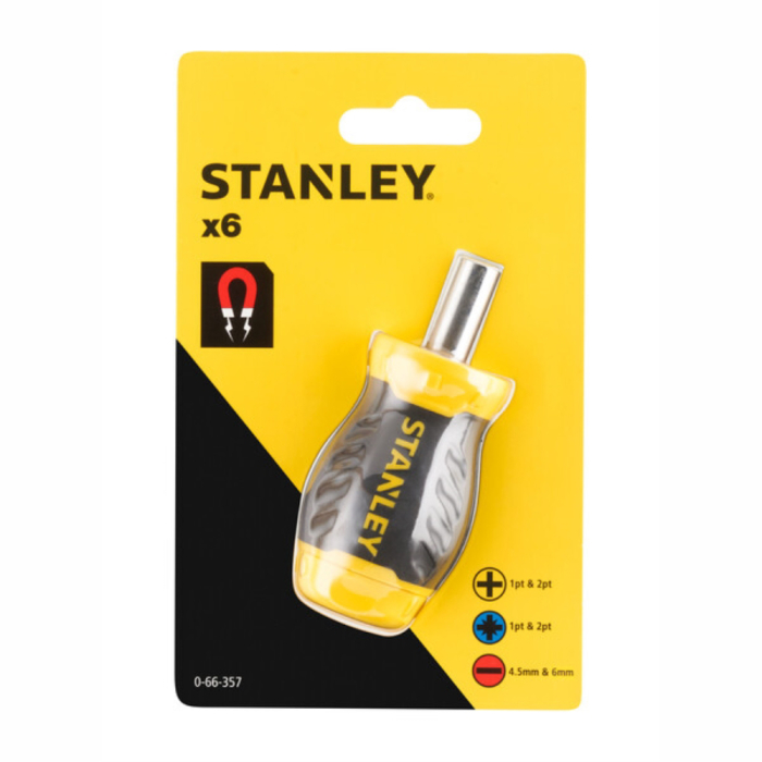 Stanley 0-66-357, surubelnita multibit clichet cu 6 biti [6]