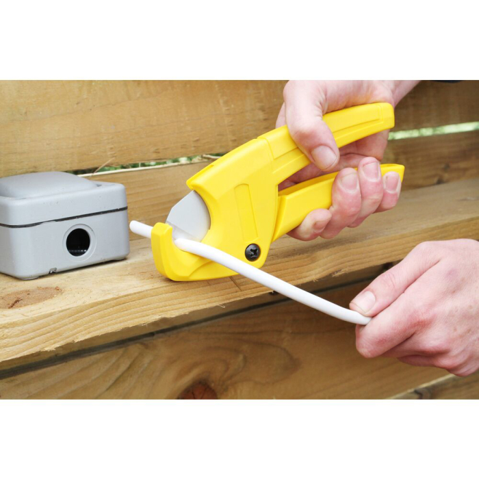 Stanley 0-70-450, cleste pentru taiat tevi PVC, blister [2]