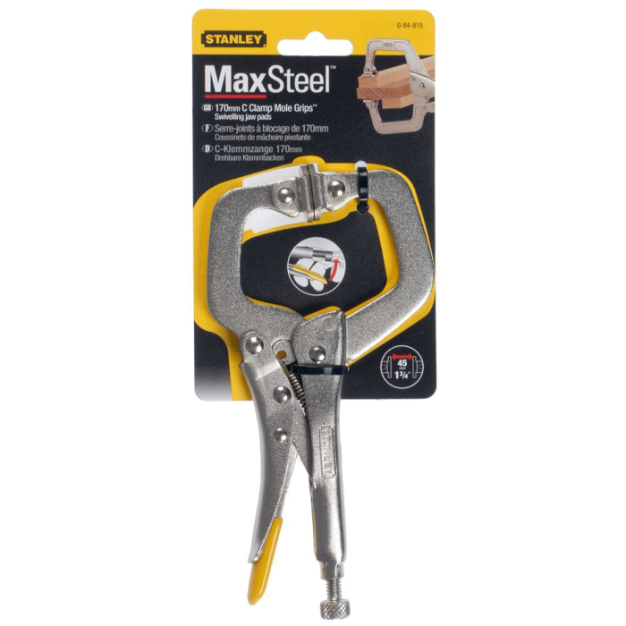 Stanley 0-84-816, cleste cu blocare cu varf de menghina, 185 mm [2]