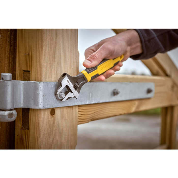 Stanley 0-90-947, MaxSteel, cheie reglabila, otel crom-vanadium, cap inclinat, lungime 150mm (6'), deschidere 24mm [13]