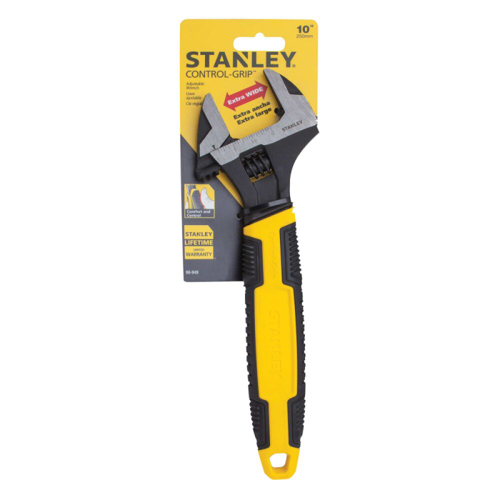 Stanley 0-90-949, MaxSteel, cheie reglabila, otel crom-vanadium, cap inclinat, lungime 250mm (10'), deschidere 33mm [11]