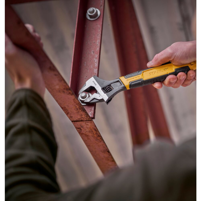 Stanley 0-90-950, MaxSteel, cheie reglabila, otel crom-vanadium, cap inclinat, lungime 300mm (12'), deschidere 39mm [19]