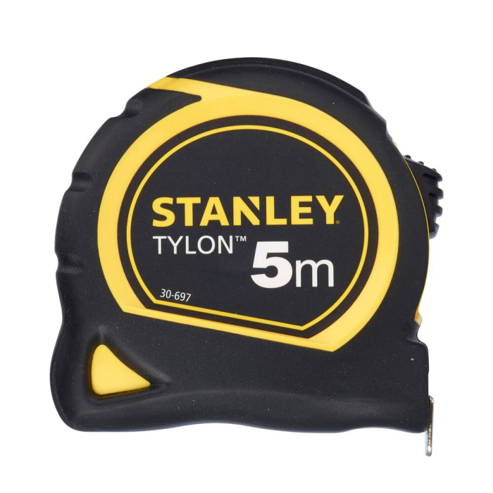 Stanley 1-30-697, ruleta Tylon 5m, tru-zero, protectie din cauciuc, anti-alunecare, 5m x 19mm [1]