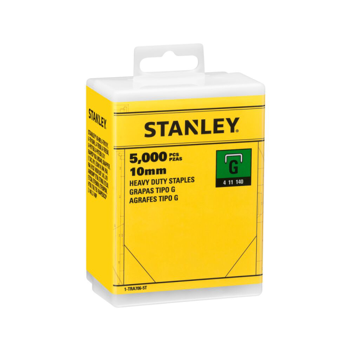 Stanley 1-TRA706-5T, capse pentru aplicatii profesionale, 10mm, 5000 buc tip G 4/11/140, blister [2]