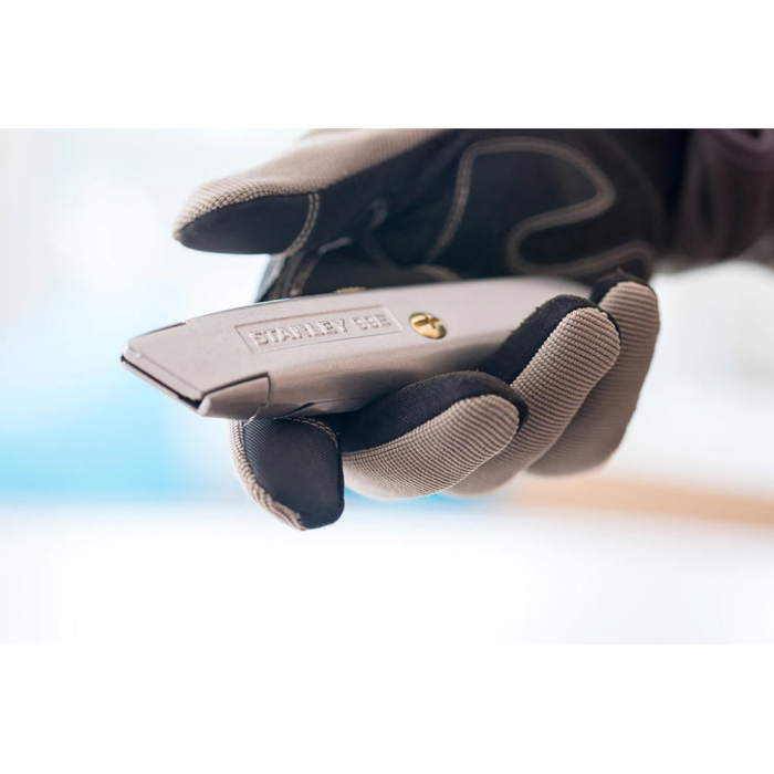 Stanley 2-10-099, Cutter metalic 99E cu lama retractabila, 160mm + 3 lame trapezoidale 62mm [8]