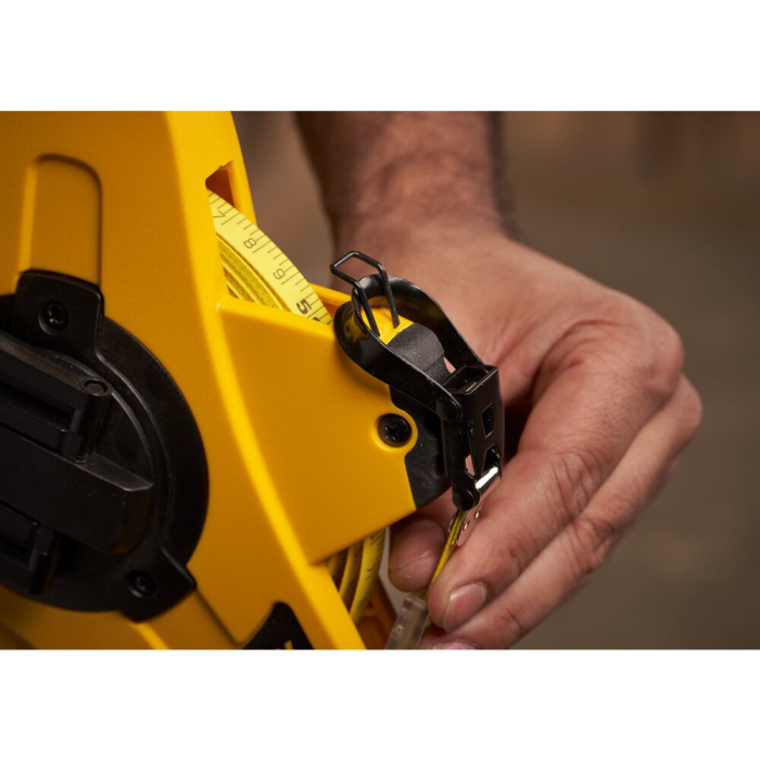 Stanley 2-34-772, ruleta deschisa cu banda din fibra de sticla 30m, PowerWinder, carlig tru-zero, mulinare rapida, 30m x 12.7mm [4]