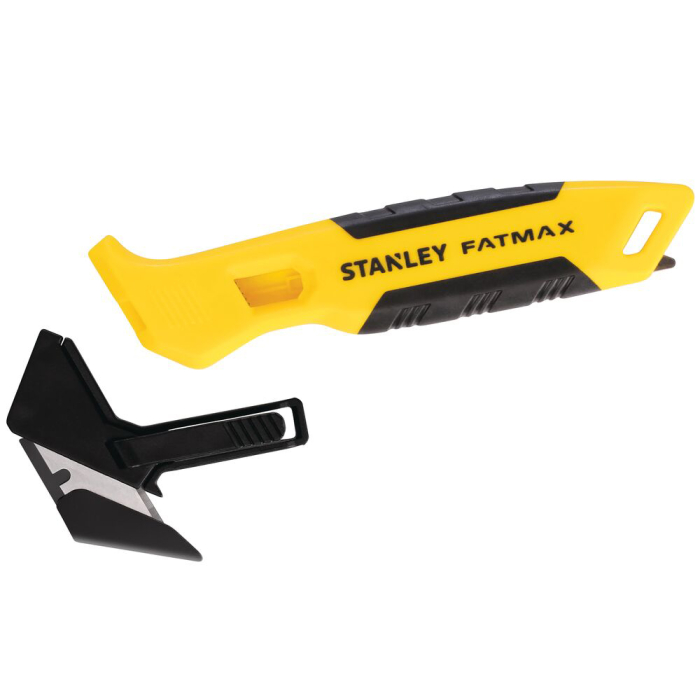 Stanley FMHT10373-0, Cutter prin tragere, pentru carton, maner cauciucat, lama trapezoidala [3]