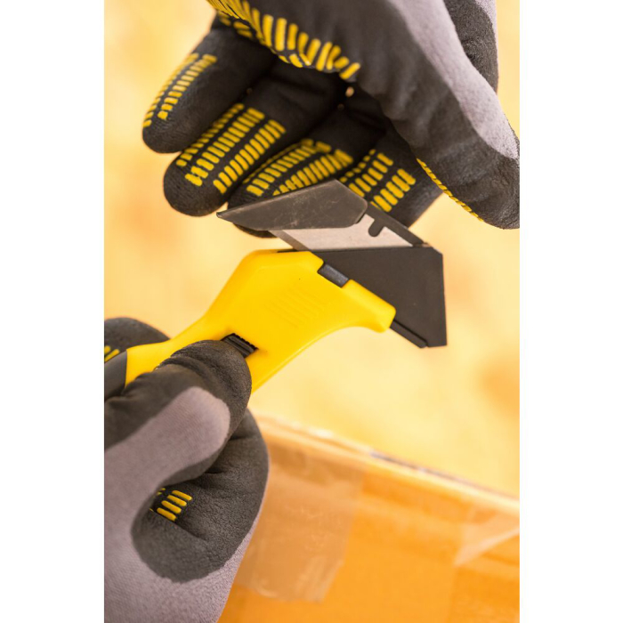 Stanley FMHT10373-0, Cutter prin tragere, pentru carton, maner cauciucat, lama trapezoidala [9]
