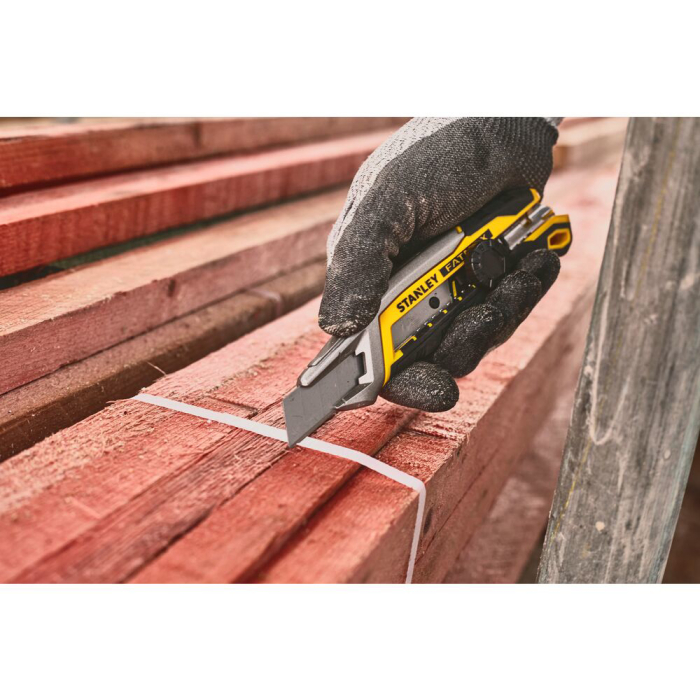 Stanley FMHT10592-0, Cutter Snap-Off FatMax cu blocare prin roata, 170mm, + o lama segmentata 18mm [3]