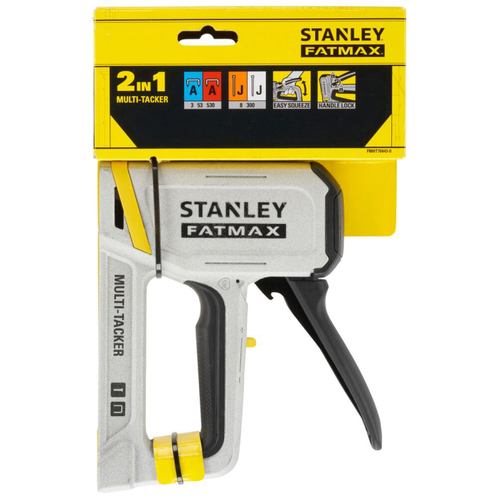 Stanley FMHT70443-0, capsator din aluminiu, FatMax 2 in 1 Multi Tracker, functioneaza cu capse tip A si cuie tip J [5]