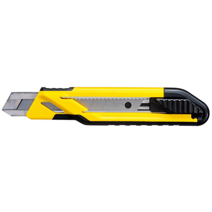 Stanley STHT10266-0, Cutter bimaterial cu blocare prin glisare, 175mm, + 3 lame segmentate 18mm [1]