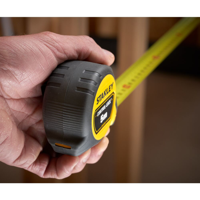 Stanley STHT37231-0, Ruleta 5m CONTROL-LOCK™, BladeArmor®, protectie din cauciuc, frana de deget, magnet detasabil, rupere la 3.5m, tru-zero, 5m x 25mm [11]