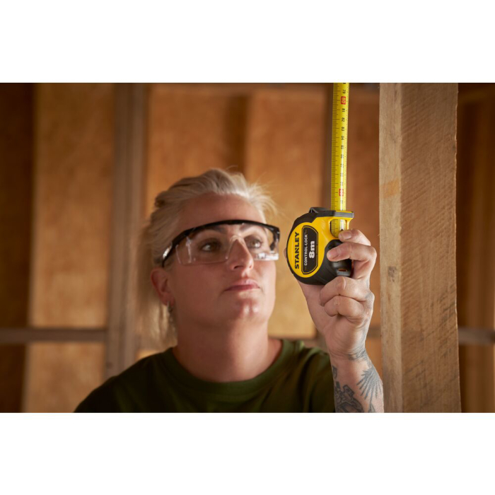 Stanley STHT37232-0, Ruleta 8m CONTROL-LOCK™, BladeArmor®, protectie din cauciuc, frana de deget, magnet detasabil, rupere la 3.5m, tru-zero, 8m x 25mm [9]