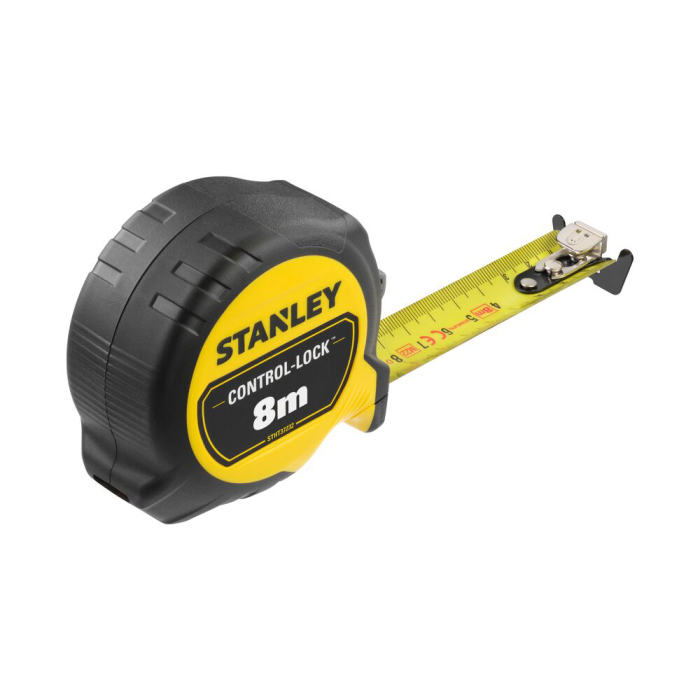 Stanley STHT37232-0, Ruleta 8m CONTROL-LOCK™, BladeArmor®, protectie din cauciuc, frana de deget, magnet detasabil, rupere la 3.5m, tru-zero, 8m x 25mm [2]