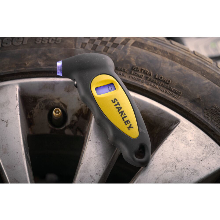 Stanley STHT80874-0, manometru digital presiune anvelope, precizie 0.01, maner ergonomic, psi, bar, kgfcm2 sau kpa, 3-150 PSI, 0.2-10.3 Bar [25]