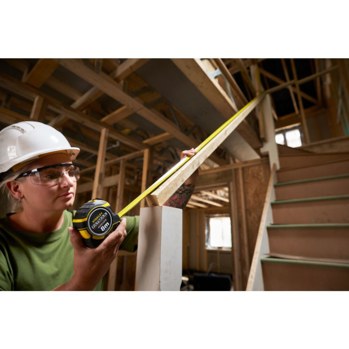 Stanley XTHT0-33501, ruleta autolock fatmax 8m, Mylar®, BladeArmor, magnet fix, 8m x 32mm + un carlig detasabil, blister [20]