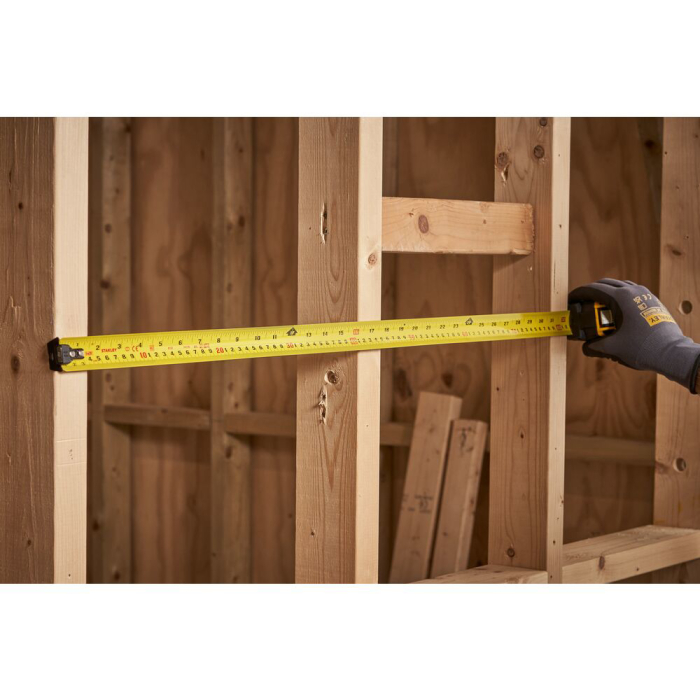 Stanley XTHT0-33503, ruleta autolock fatmax 5m, Mylar®, BladeArmor, magnet fix, 5m/16Inch x 32mm + un carlig detasabil, blister [8]