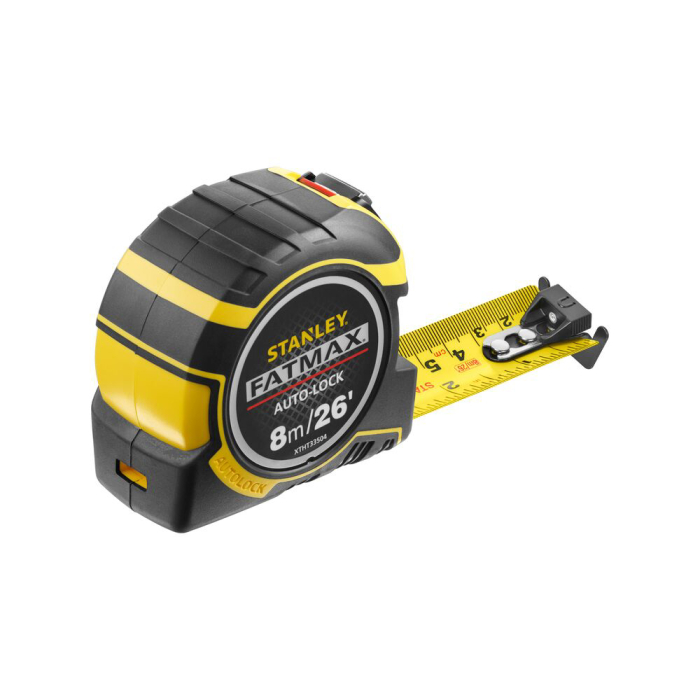 Stanley XTHT0-33504, ruleta autolock fatmax 8m, Mylar®, BladeArmor, magnet fix, 8m/26Inch x 32mm + un carlig detasabil, blister [3]