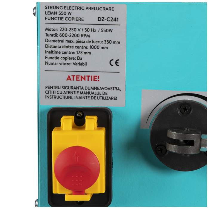 Strung electric prelucrare lemn 550W cu functie de copie [7]