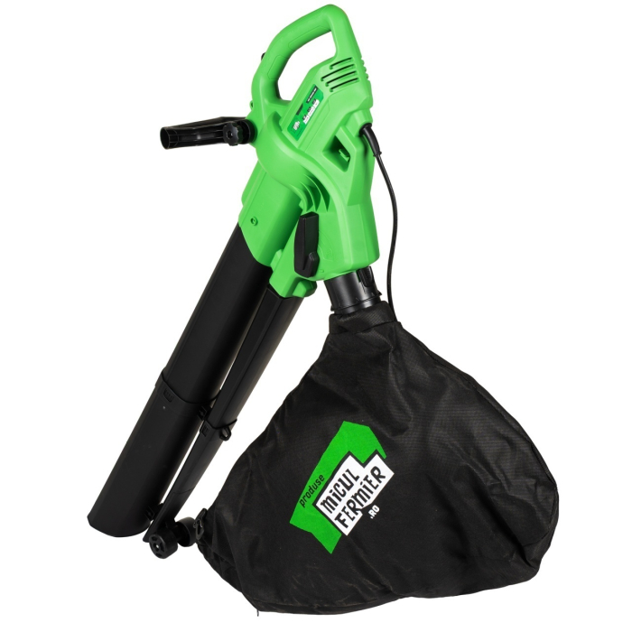 Suflanta frunze Micul Fermier, putere 3.3 kW, viteza maxima de suflare 270 km/h, capacitate sac colectare 40 litri, cu aspirator [7]