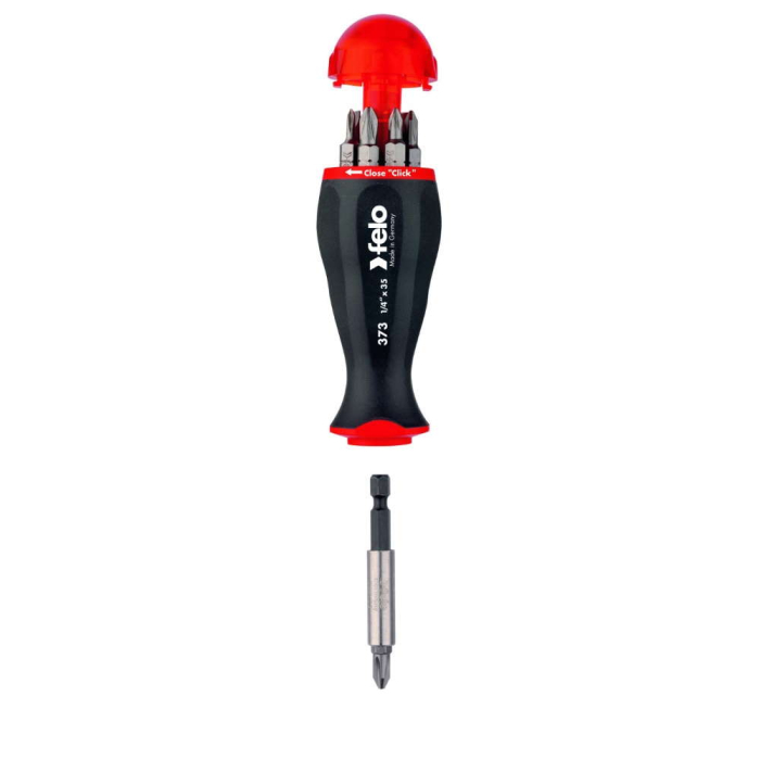 Surubelnita cu magazie si bitholder, Felo, 8 biti + adaptor [2]