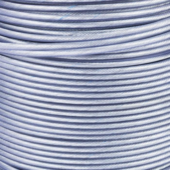 Tambur cablu otel zincat Micul Fermier, plastifiat, diametru 2-3.5mm, lungime 100m [3]