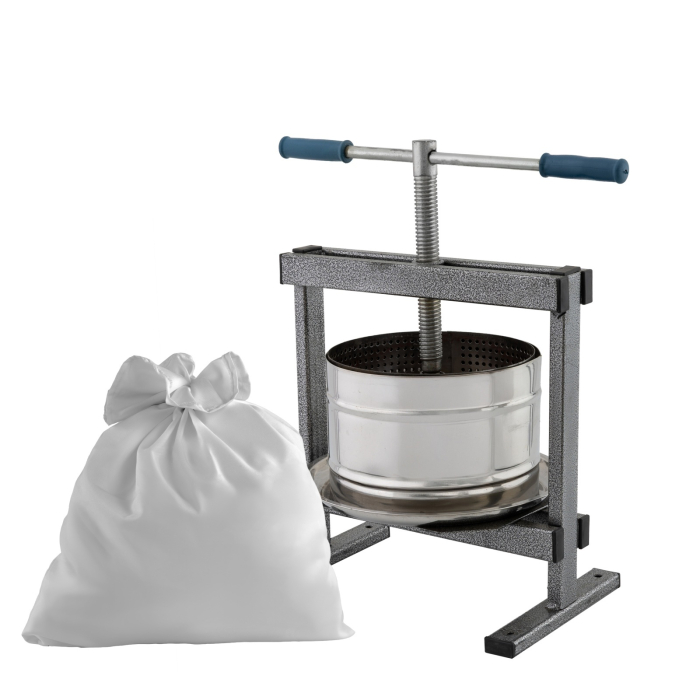 Teasc/Presa struguri Vilen Inox 10 L, cu picioare [1]