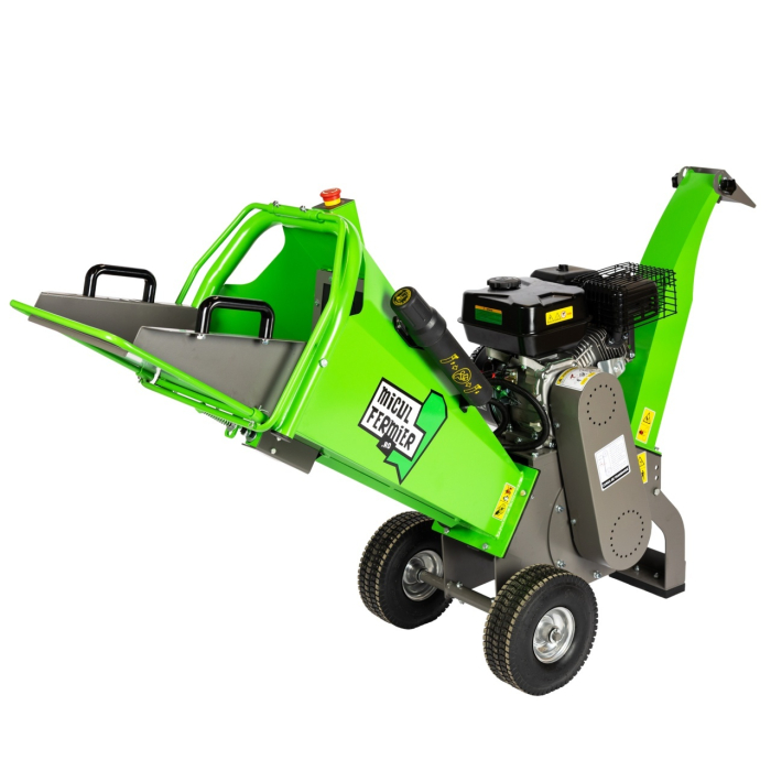 Tocator de crengi Micul Fermier, motor benzina 7 CP, 100 mm diametru maxim de taiere, pentru rumegus [2]