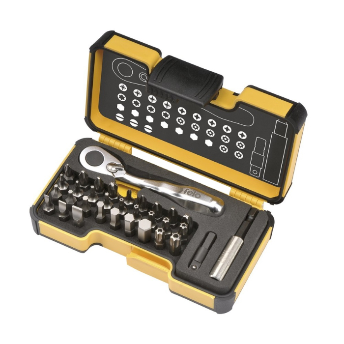 Trusa de biti, XS 33 StrongBox, Felo, 1/4', 33 piese [1]