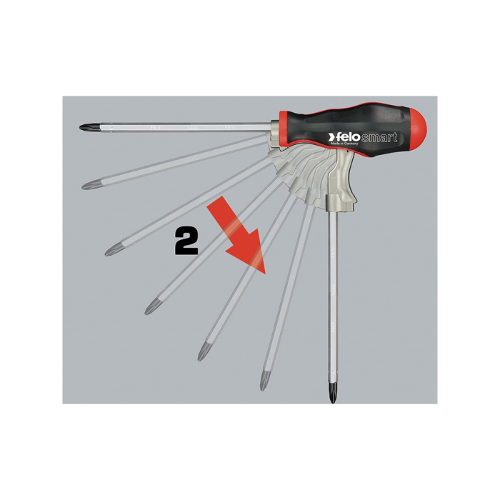 Trusa de surubelnite, Felo SMART, 1/4', 13 piese [13]