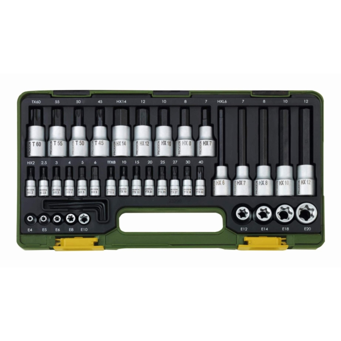 Trusa speciala pentru suruburi TORX si HEX, Proxxon 23290, 41 piese [1]