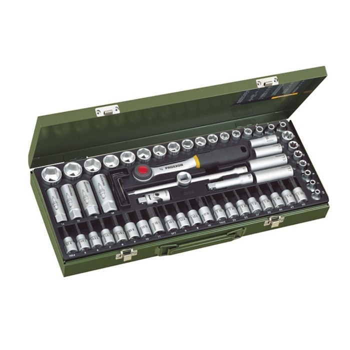 Trusa super compacta de chei tubulare 3/8', Proxxon 23112, 65 piese [2]