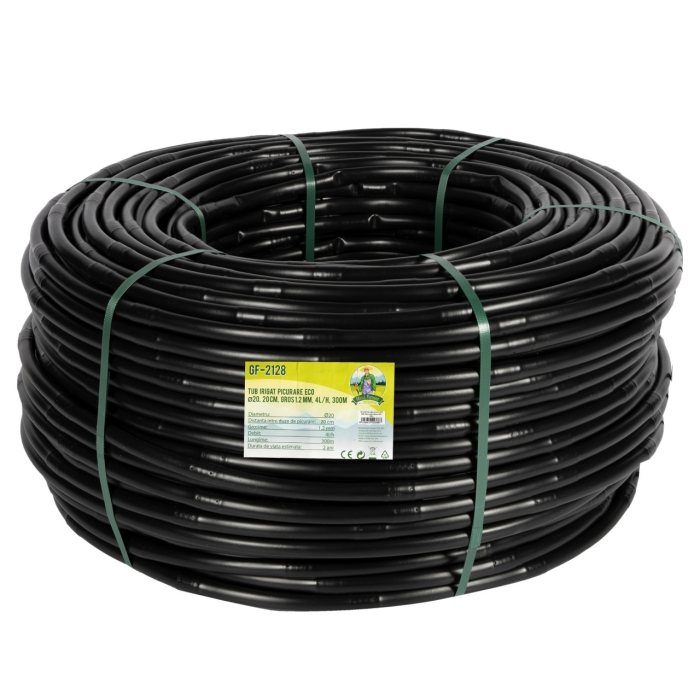 Tub picurare ECO Ø20, 20cm, gros1.2mm, 4l/h, 300m [2]