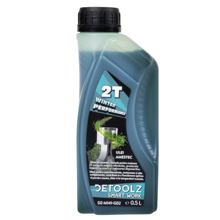 Ulei amestec 2T, Detoolz, VERDE 0.5L [2]