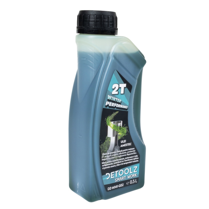 Ulei amestec 2T, Detoolz, VERDE 0.5L [3]