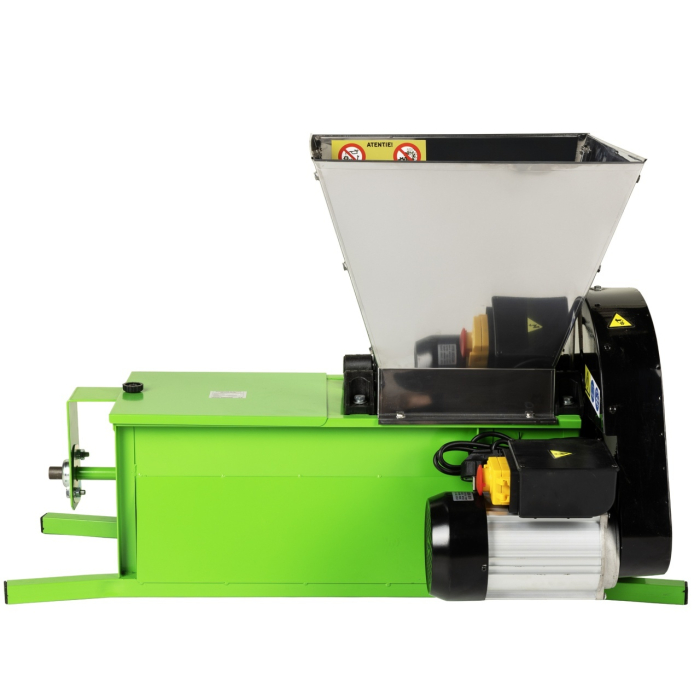 Zdrobitor struguri electric Micul Fermier 0.55kW, cuva 30L, capacitate maxima de productie 1000 Kg/h, cu desciorchinator [6]