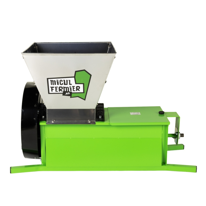 Zdrobitor struguri electric Micul Fermier 0.55kW, cuva 30L, capacitate maxima de productie 1000 Kg/h, cu desciorchinator [3]