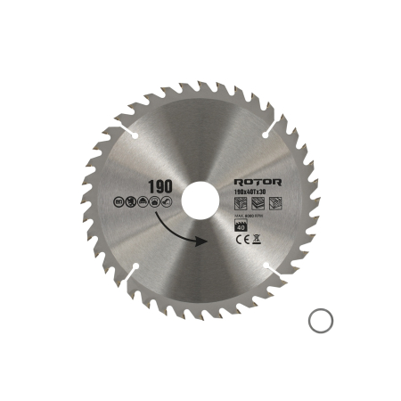  Discuri lemn - 190X30 40T disc de taiat lemnul ROTOR