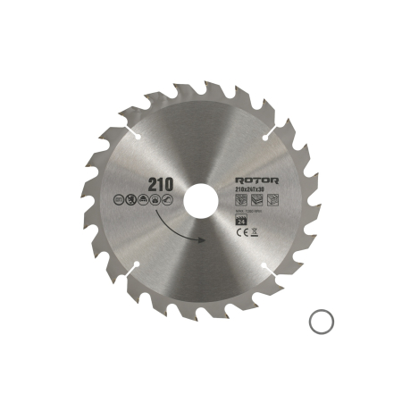  Discuri lemn - 210X30 24T disc de taiat lemnul ROTOR