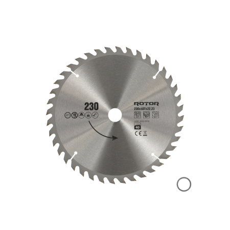  Discuri lemn - 230X22.23 40T disc de taiat lemnul ROTOR