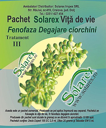 Viță de vie - Pachet tratament viță de vie T3- degajare ciorchini