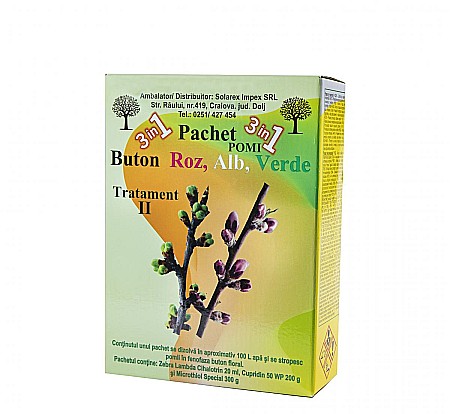 Livezi - Pachet tratament II pomi- buton roz alb verde