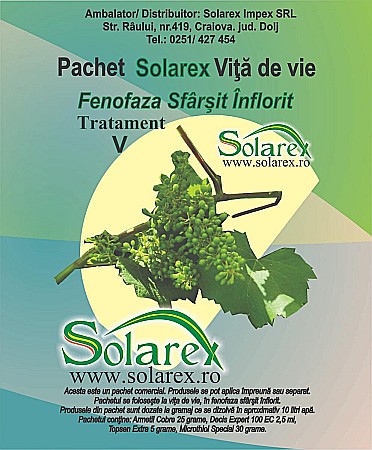 Pesticide - Pachet tratament viță de vie T5- sfârșitul înfloritului