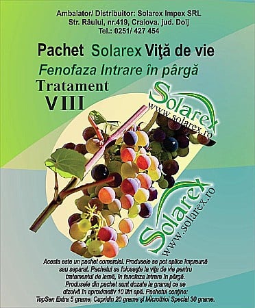 Viță de vie - Pachet tratament viță de vie T8- intrarea în pârgă