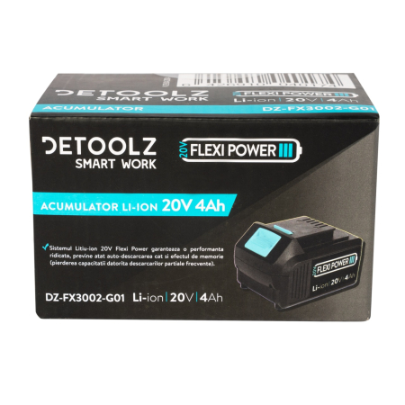 Acumulator Li-Ion, Detoolz, 20V, 4Ah [7]