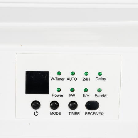 Aeroterma de perete Detoolz, 2KW, 2 trepte de putere, cu afisaj LED si termostat [4]