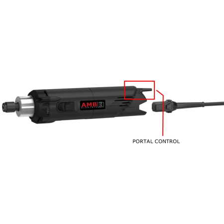 AMB 06081054, Motor pentru frezare 1050FME-1 DI, control digital, 5000 - 25000 rpm, 1050W, + bucsa AMB 8mm [1]