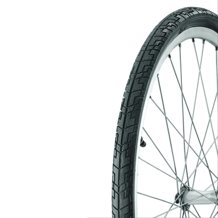 Anvelopa bicicleta 28x1-5/8x1-3/8", ETRTO 37-622, model FIZER, negru/maro, profil Street [1]