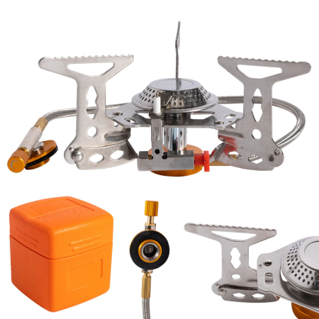 In-aragaze, butelii, pirostrii - Aragaz camping pliabil aprindere piezo 150*85mm